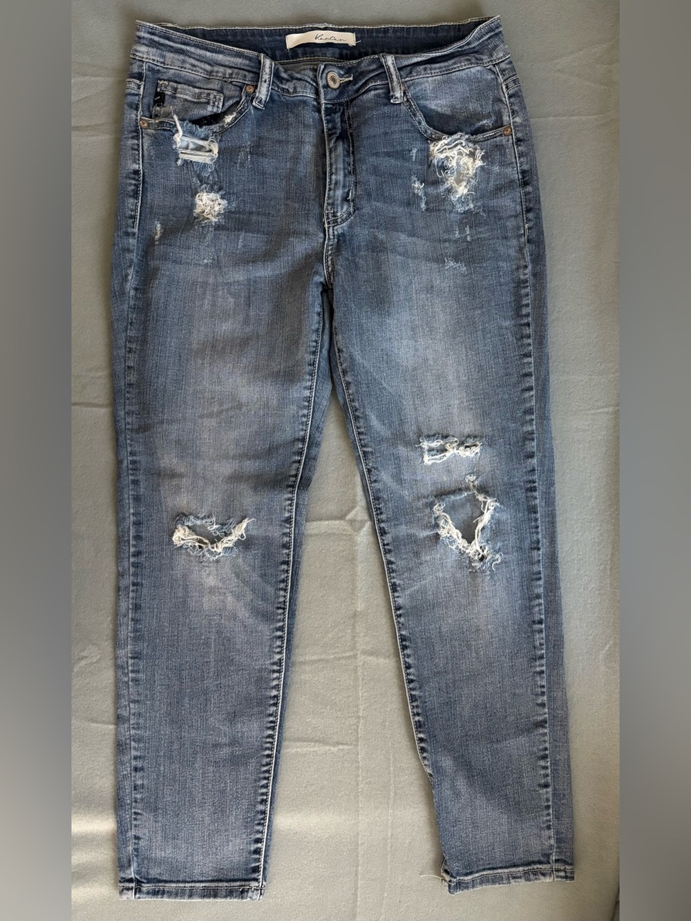 KanCan Distressed Women's Blue Jeans